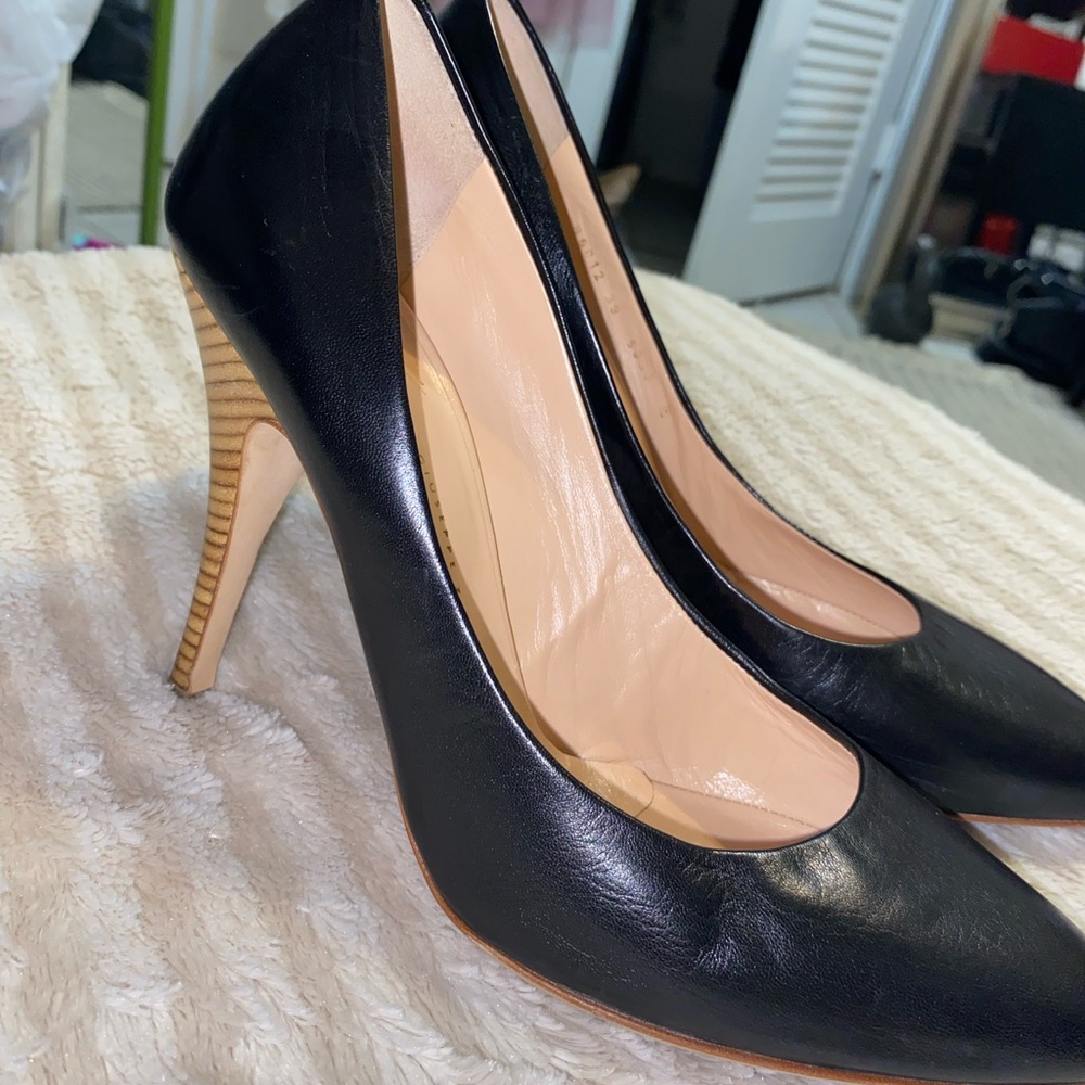Giuseppe Zanotti Black Leather Stilettos